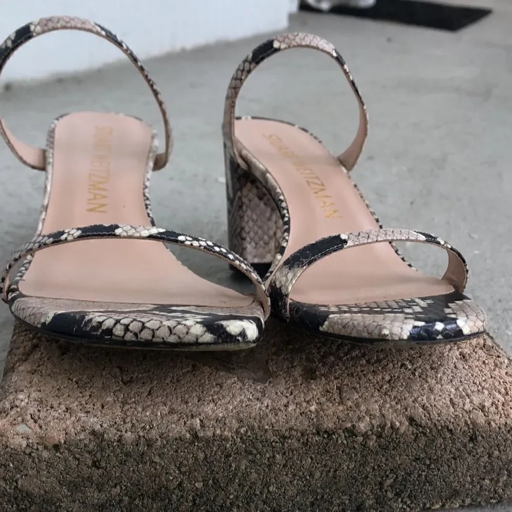 Stuart Weitzman Aleena block sandals